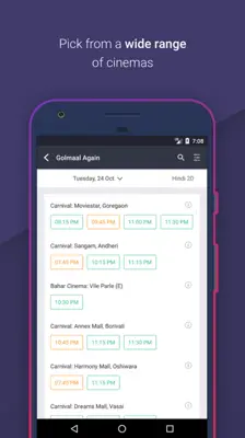 bookmyshow android App screenshot 0